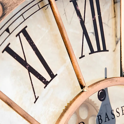 Industrielle Zahnrad-Wanduhr