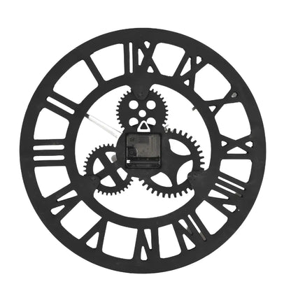 Steampunk Wanduhr mit Zahnrädern