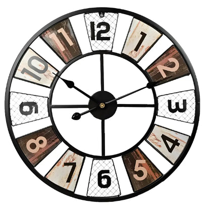 Bunte Industrielle Wanduhr