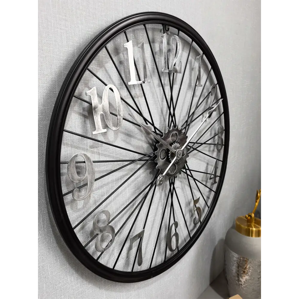 Wanduhr Vintage Zahnrad Rad