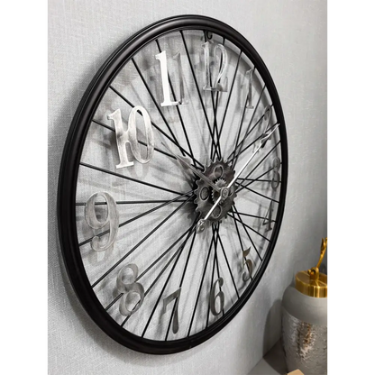 Wanduhr Vintage Zahnrad Rad