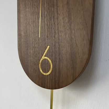 Pendeluhr Linie Nussbaum & Gold