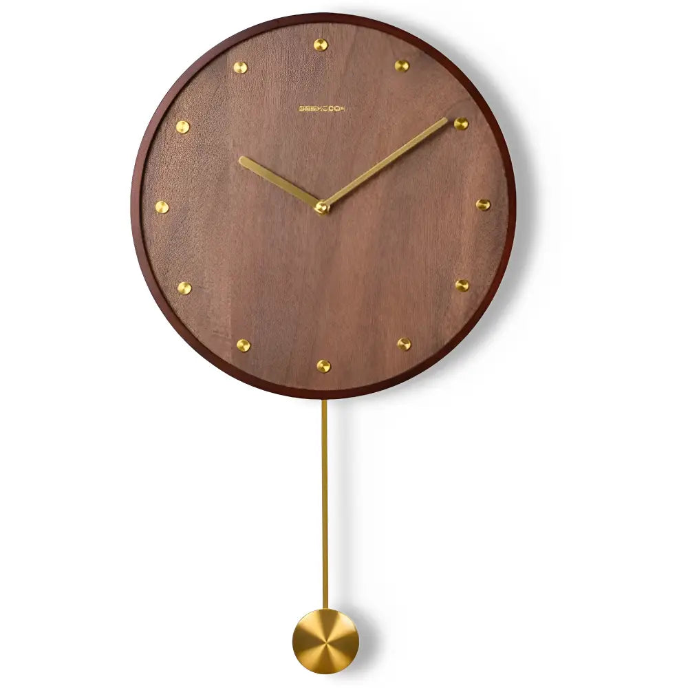 Moderne Wanduhr mit Pendel