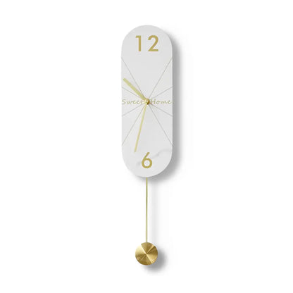 Wandpendeluhr Design mit Pendel