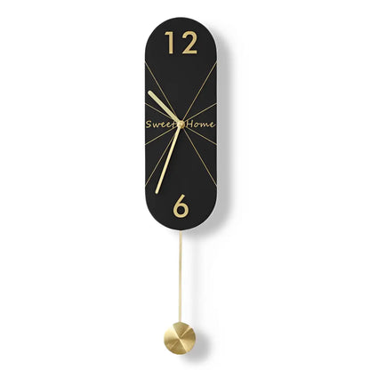 Wandpendeluhr Design mit Pendel